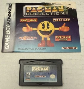Pac-Man Collection (Game Boy Advance, 2001) w Manual in Acceptable Condition - Picture 1 of 2