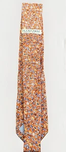 Corbata de cuello de seda con estampado floral naranja Jos A Bank para hombre colección 1905 usada en excelente estado - Imagen 1 de 1
