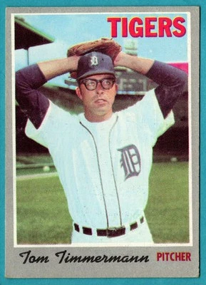 1970 Topps Tom Timmermann RC Detroit Tigers #554 - Image 1 of 2