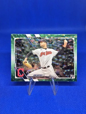 2021 Topps Update Series - Sam Hentges #US173 Green Foil 13/499 (RC) - Image 1 of 2