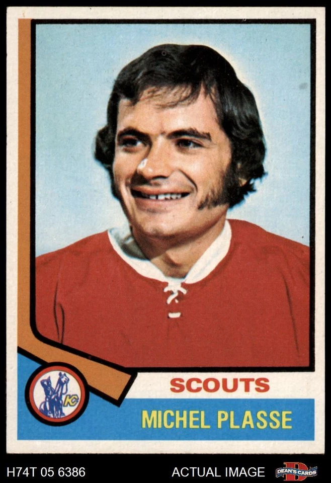 1974 Topps #257 Michel Plasse Scouts RC 5.5 - EX+ - Image 1 of 1