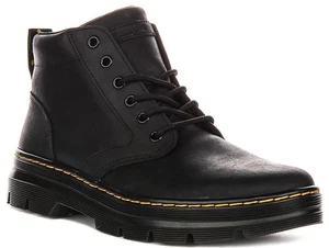 Dr Martens Boony Leder Wyoming Schnürer Herren Stiefel Schwarz UK 7 - 12 - Bild 1 von 6