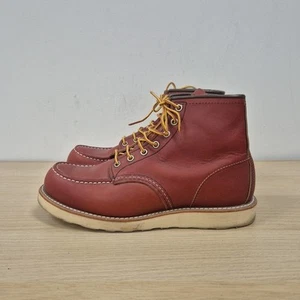 Red Wing 8131 klassische braune Leder USA Schuhe Mokassinnaht Stiefeletten Größe UK 8 US 9 - Bild 1 von 10