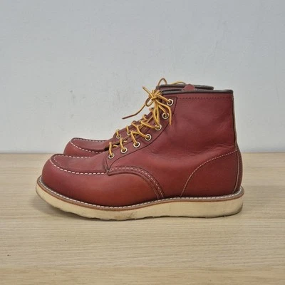 Red Wing 8131 Classic Brown Leather USA Shoes Moc Toe Ankle Boots Size UK 8 US 9 - Image 1 of 4