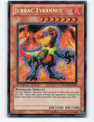 Jurrac Tyrannus #HA02-EN038 Yugioh Card - Image 1 of 2