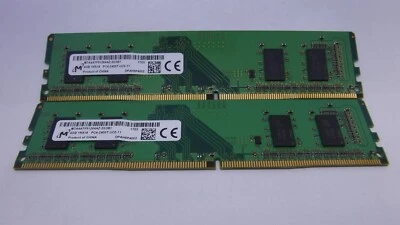 Micron 8GB (2 x 4GB) PC4-2400T Desktop RAM MTA4ATF51264AZ-2G3B1 - Image 1 of 4