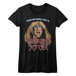 Twisted Sister We're Not Gonna Take It Damen tailliertes T-Shirt Heavy Metal Musik - Bild 1 von 3