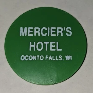 Mercier's Hotel Oconto Falls WI Plastic Good For Token Mixer #121 - Picture 1 of 2