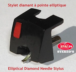 D5100E Diamant Elliptique pour STANTON 500E II III 500 D5100 D5107 LENCO M85 L85 - Imagen 1 de 8