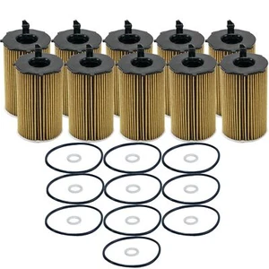 Wix Set of 10 Engine Motor Oil Filters For Hyundai Kia V6 StdAsp GAS - Picture 1 of 1