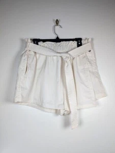 Calia Paperbag Shorts Size Large Faux Wrap High Rise Belted Boho Cottagecore - Picture 1 of 4
