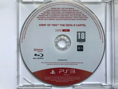 Army of Two The Devil's Cartel PS3 PROMO Rare PlayStation 3 Promotional FULLGAME - Image 1 of 3
