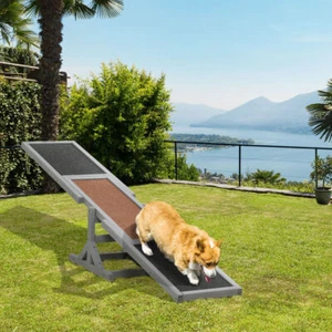 Dog Agility Seesaw for Training and Exercise Wooden Platform Run Game Toy - Picture 1 of 7
