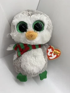Ty Beanie Boos kühler Pinguin 6" Claire's exklusive weiche Plüschmütze mit ETIKETT - Bild 1 von 3