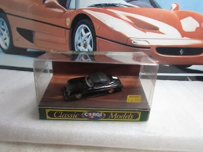 CORGI CLASSICS - PORSCHE 356 OPEN TOP - BLACK  - 1/43 SCALE MODEL CAR - D743/1 - Image 1 of 4