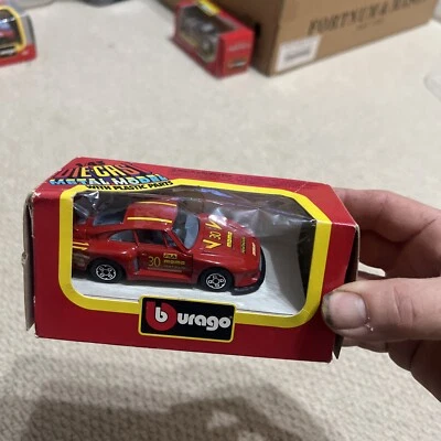 BURAGO 1/43 PORSCHE 935 MOMO #30 DIECAST CAR COLLECTION MODELO COCHE en caja Foto 1 de 3