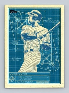 Inserto blueprint 2024 Topps Serie 1 Derek Jeter Superstar New York Yankees - Foto 1 di 2