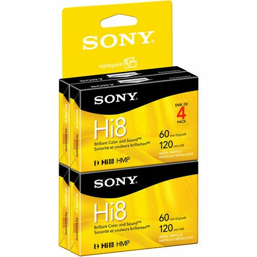 Sony Hi8 Metal Particle Video Tape 120 Min - (P6120HMP)