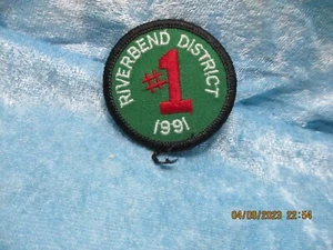 #1 Riverbend District 1991 Scout Patch - Bild 1 von 1