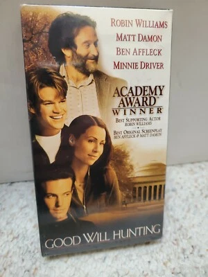 Good Will Hunting (VHS, 1997) Matt Damon, Robin Williams! New - Image 1 of 4