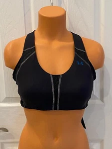Under Armour Racerback Hi-impact Armour Bra Wire Free Sports Bra 1233075/76 NWT - Picture 1 of 30