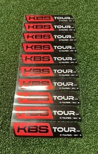 10 X KBS Tour C-Taper 120 S Shaft Label Decals Stickers - Picture 1 of 1