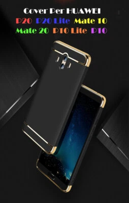 Cover custodia per HUAWEI P20 Lite P20 Mate 20 P10 Lite P10 rigido case - Immagine 1 di 4