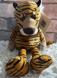 Russ Berrie Standard Tiger Soft Toy Plush Beanie Wild Animal With Tags 14" - Picture 1 of 10