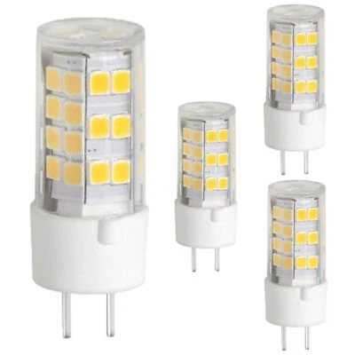 Diodesy 4PK LED Light Bulb, GY6.35 Bi-Pin Base 4.5W, 40W, 3000K, 400LM, T6 - Image 1 of 4