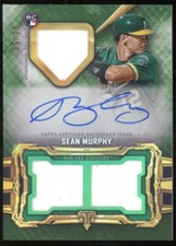 2020 TOPPS TRIPLE THREADS AUTOGRAPHS JERSEYS EMERALD #RFPARSM SEAN MURPHY RC /50
