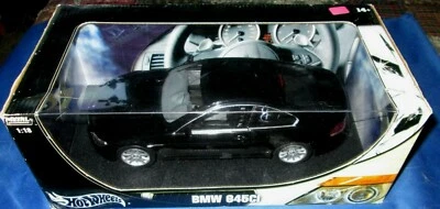 Collectible HOT WHEELS 1:18 BMW 645 CI 2003 BLACK DieCast MATTEL nib 645ci 1/18 - Image 1 of 4