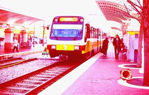 ORIGINAL KODACHROME SLIDE DART LRV #187 UNION STATION DALLAS, TX MARCH 10, 2008 - Picture 1 of 1