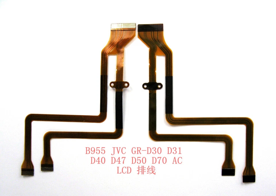 2PCS LCD Flex Cable for JVC GR-D30 D31 D40 D47 D50 D70 AC Video Camera part - Image 1 of 1
