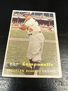 Roy Campanella 1957 Topps #210 - Imagen 1 de 7
