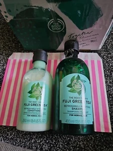 Discontinued The Body Shop Fuji Green Tea Shampoo & Conditioner set 250ml/400ml - Picture 1 of 1