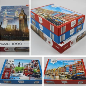 3 Städte Puzzle London Copenhagen 1000 Teile Trefl Innovakids - Bild 1 von 11