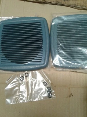 Peugeot 505 rear Speaker deck grille Cover Blue oem original authentic - Image 1 of 4