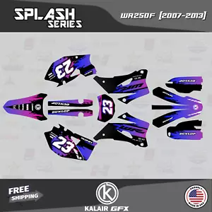 Kit de gráficos para Yamaha WR250F 2007 2008 2009 2010 2011 2012 2013 Splash Magenta - Imagen 1 de 6