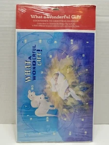 Hallmark Advent Calendar Jesus What A Wonderful Gift 12 1/2" Long Christmas New - Picture 1 of 4