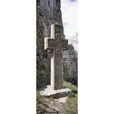 Stone Cross At A Castle Bran Castle Brasov Transylvania Mures County Romania