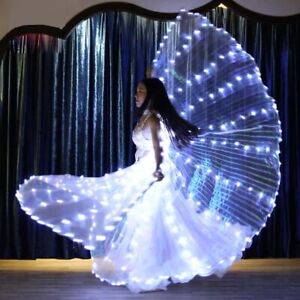 Luminous LED Wings Glowing Performance Costume Belly Dance Wings  Adult