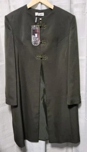 BNWT RRP£645 RARE - ECLIPSE MOON Overcoat Olive Green. Luxury Piece. 22" P2P XL - Picture 1 of 9