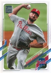 Brandon Workman 2021 Topps Series 1 70th Anniversary Card #160 Phillies LMB