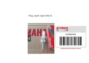 CANDELA ORIGINALE YAMAHA MR8E9 YAMAHA MT-125 YZF R125 - Foto 1 di 2