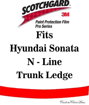 3M Paint Protection Film Pro Series Fits 2021 2022 2023 Hyundai Sonata N-Line - Image 1 of 3