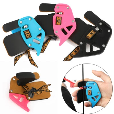 Finger Guard Tab Protector Gear Archery Shooting Practice Recurve Bow Hunting  - Image 1 of 4