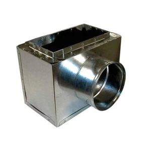 10 in. x 6 in. to 6 in. Tall Insulated Register Box Side Outlet - R4 - Picture 1 of 1