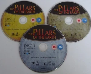 The Pillars Of The Earth (DVD, 2010) DISCS ONLY - Picture 1 of 1