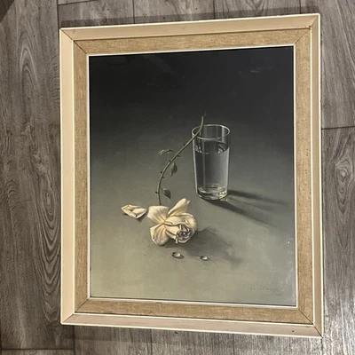 Tretchikoff enmarcado grande impresión original rosa llorona #5 62×74 cm 1948�� Foto 1 de 4