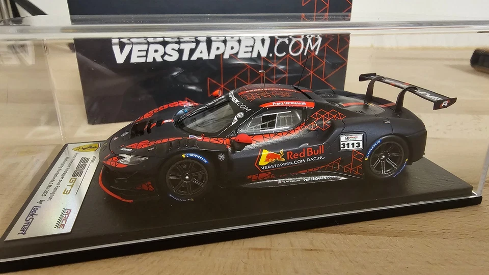 1:43 Looksmart Ferrari 296 GT3 Franz Hermann Verstappen Nürburgring Nordschleife - Bild 1 von 4